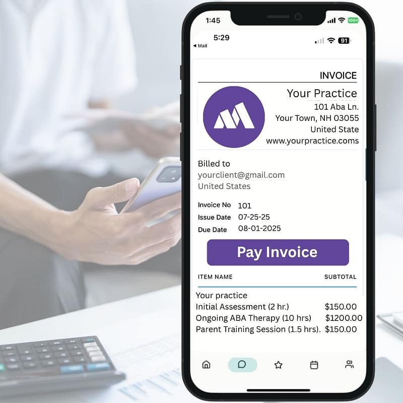automation for aba clinics & behavioral health practices 10 fingertip invoicing 1 fingertip invoicing