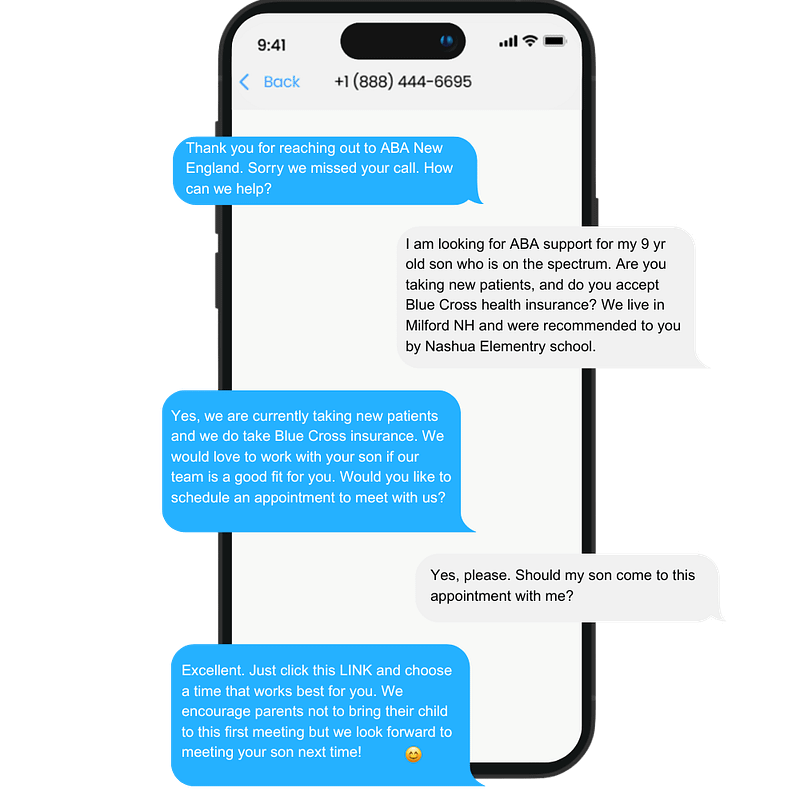 text message marketing for aba providers 7 solid ground agency missed calls hipaa compliant text message marketing for aba providers